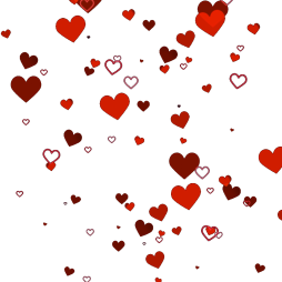 Small Hearts Cute Clipart Transparent Background