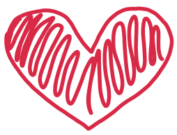 Cute Heart Doodle Clipart