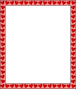 Red Heart Border Clipart