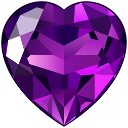Abstract Heart Purple Clipart