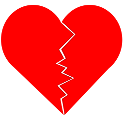 Download Clipart Heart Broken Vector Png
