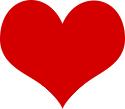 Red Hearts Clipart, Kid Heart Png