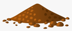 Hill Png, Brown Sand Dune Clipart