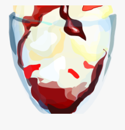 Painting ice Cream Sundae Clipart, Vector, Png
