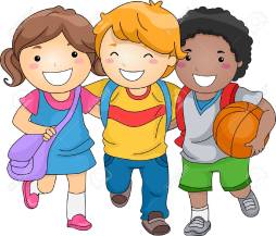 Cute Kids Talking Clipart free for Download