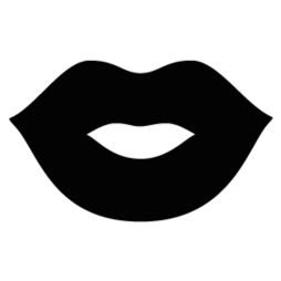 Download Lips Black White Png Transparent