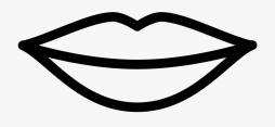 Most Popular Lips Png, Lips Clipart Black and White