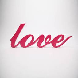 Download Love in Cursive Background Clipart