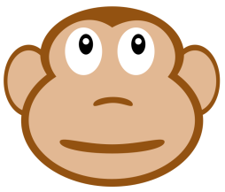 Monkey face Clipart
