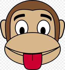 The Most Beautiful Monkey face Transparent Png Clipart