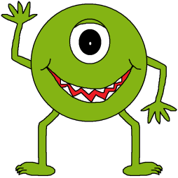 Green one eye Monster Transparent Png