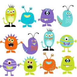 Cool Monster Clipart free