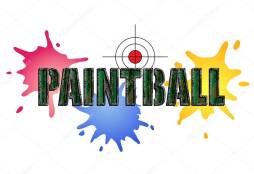 Paintball Multicolor Clipart logo png