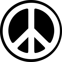 Peace Clipart Black and White