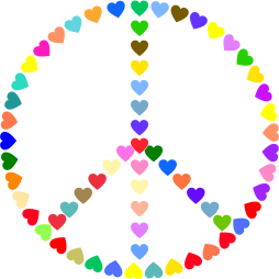 Colorful Peace Clipart Transparent Background