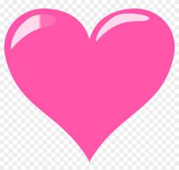Pink Valentine Heart Clipart Transparent Background