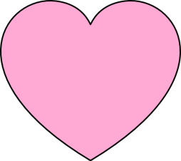 High Pink Heart Cartoon Clipart
