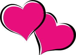 Cool Pink Hearts love Png free download