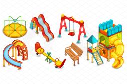 Playground Parking Game tools Clipart