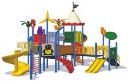 Cool Playground Kids in Playing Swing Clipart