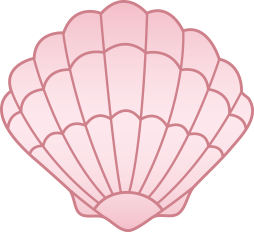  Ute pink Seashell Clipart free
