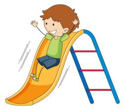 Child Slide Playing Clipart, Vector, Art