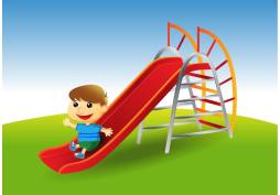 Child Slide Clipart, Playground slide, icon, Background Art