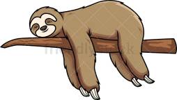 Download Sloth Funny Clipart
