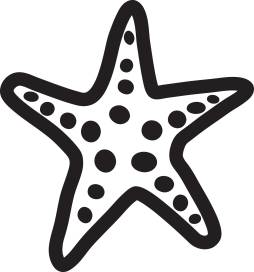 Free Starfish Beautiful Clipart