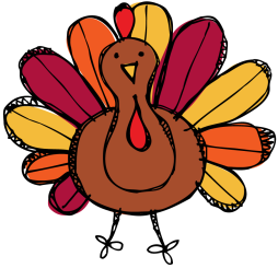 Cute Thanksgiving Turkey Clipart free download