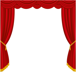 Theatre Red Curtain Stagecraft Clipart