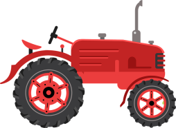 Red Tractor Picture, Png, Clip Art