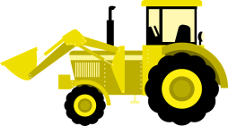 Tractor Yellow Clipart Transparent Png