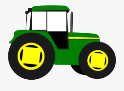 Awesome Cartoon Clipart Tractor Png Green Tractor Clipart